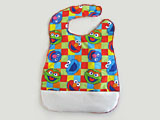 Reversible and waterproof fleece bib with snaps (FREE SHIPPING!)